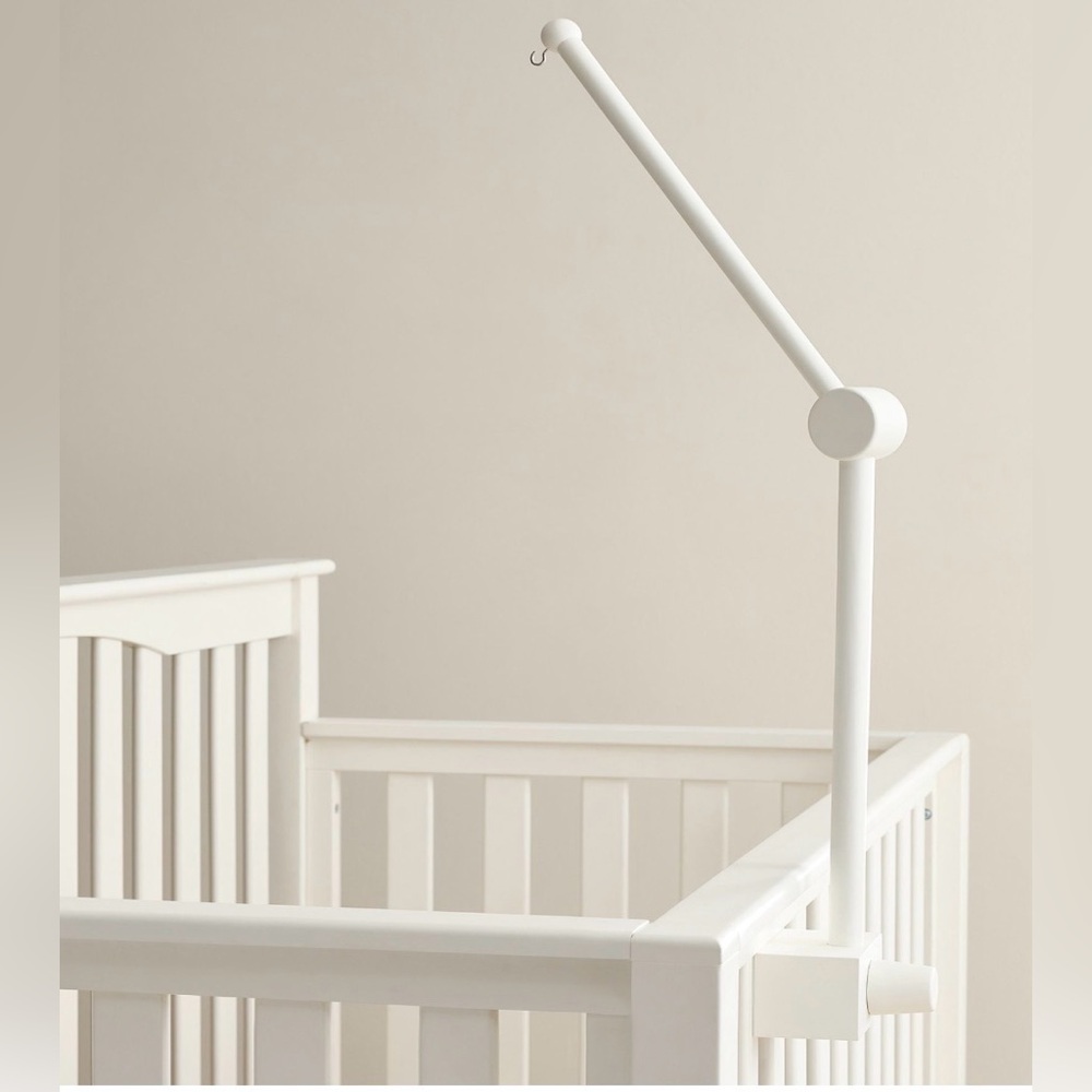Pottery Barn Kids White Crib Mobile Arm